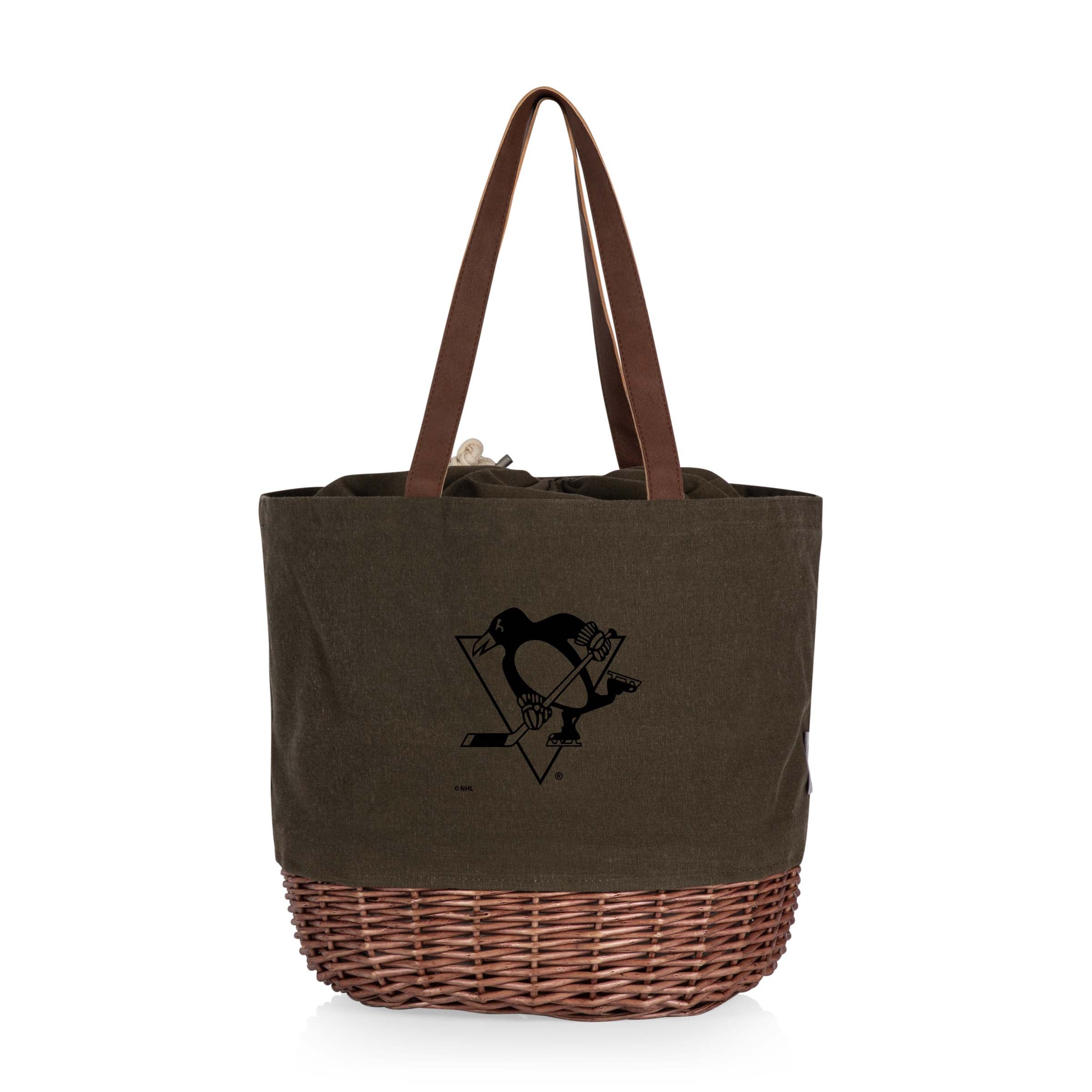 Coronado Canvas and Willow Basket Tote