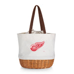 Detroit Red Wings - Coronado Canvas and Willow Basket Tote