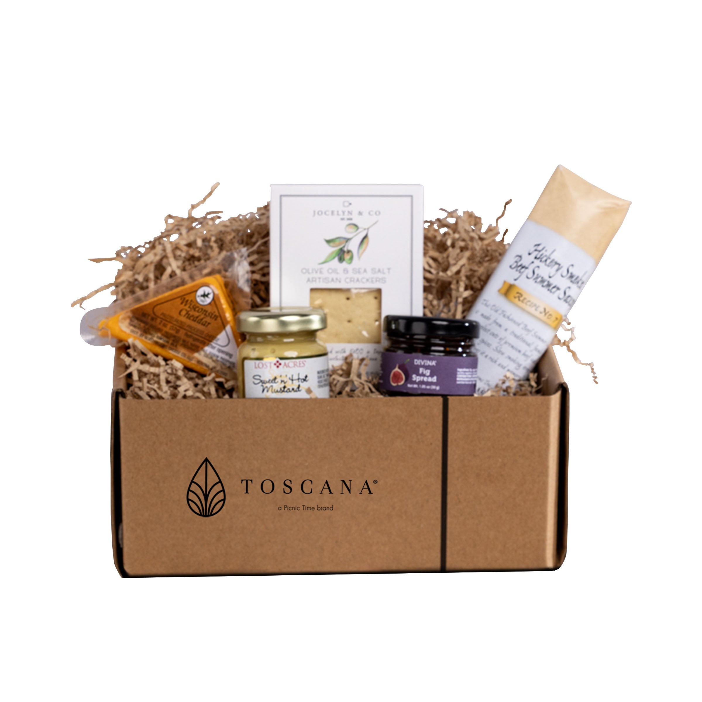 Brie Cheese Board with Gourmet Gift Pack