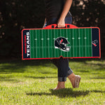 Houston Texans Football Field - Picnic Table Portable Folding Table with Seats