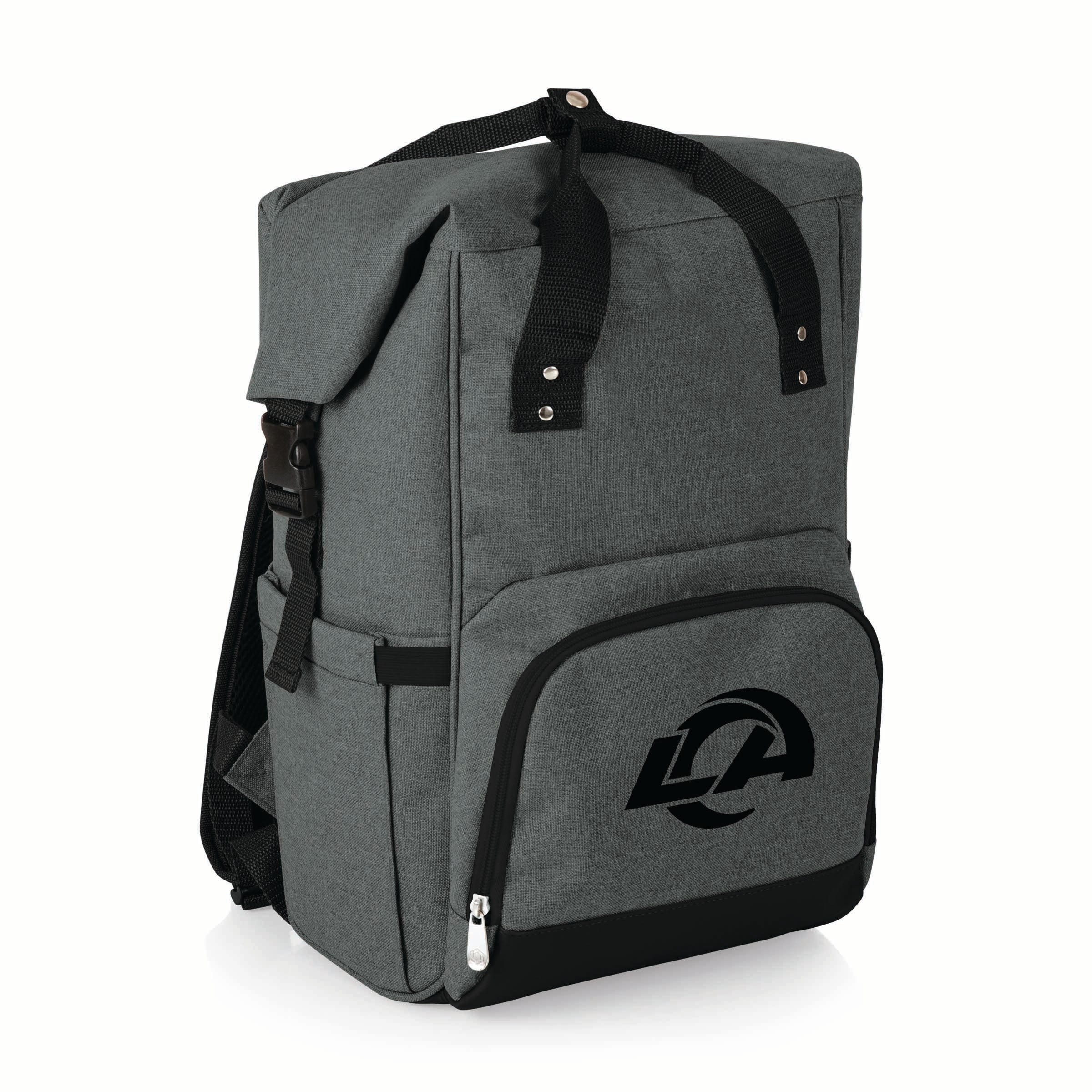 Los Angeles Rams - On The Go Roll-Top Backpack Cooler