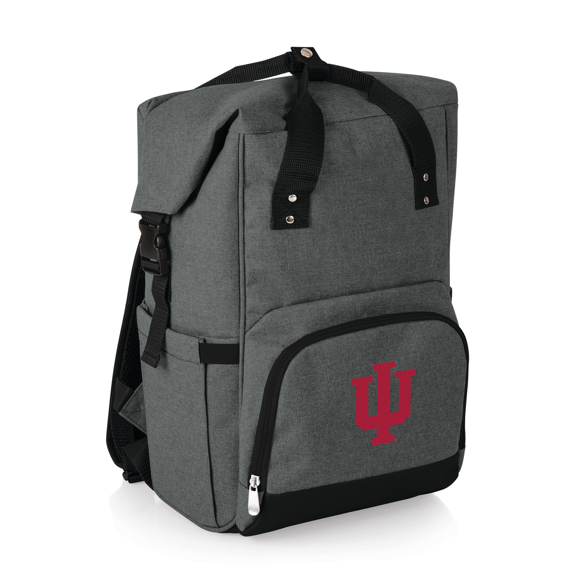 Indiana Hoosiers - On The Go Roll-Top Backpack Cooler