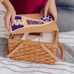 Washington Huskies - Poppy Personal Picnic Basket