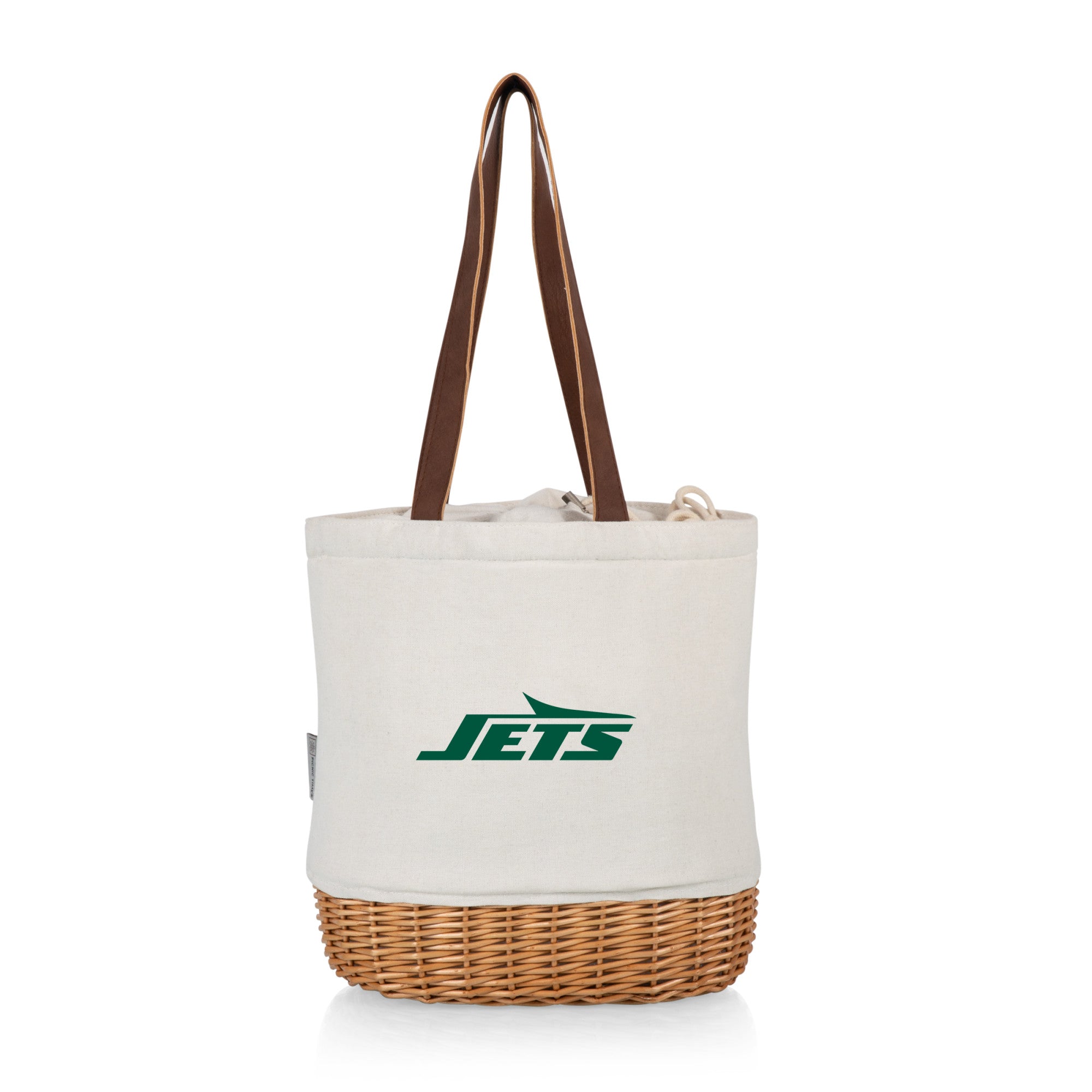 New York Jets - Pico Willow and Canvas Lunch Basket