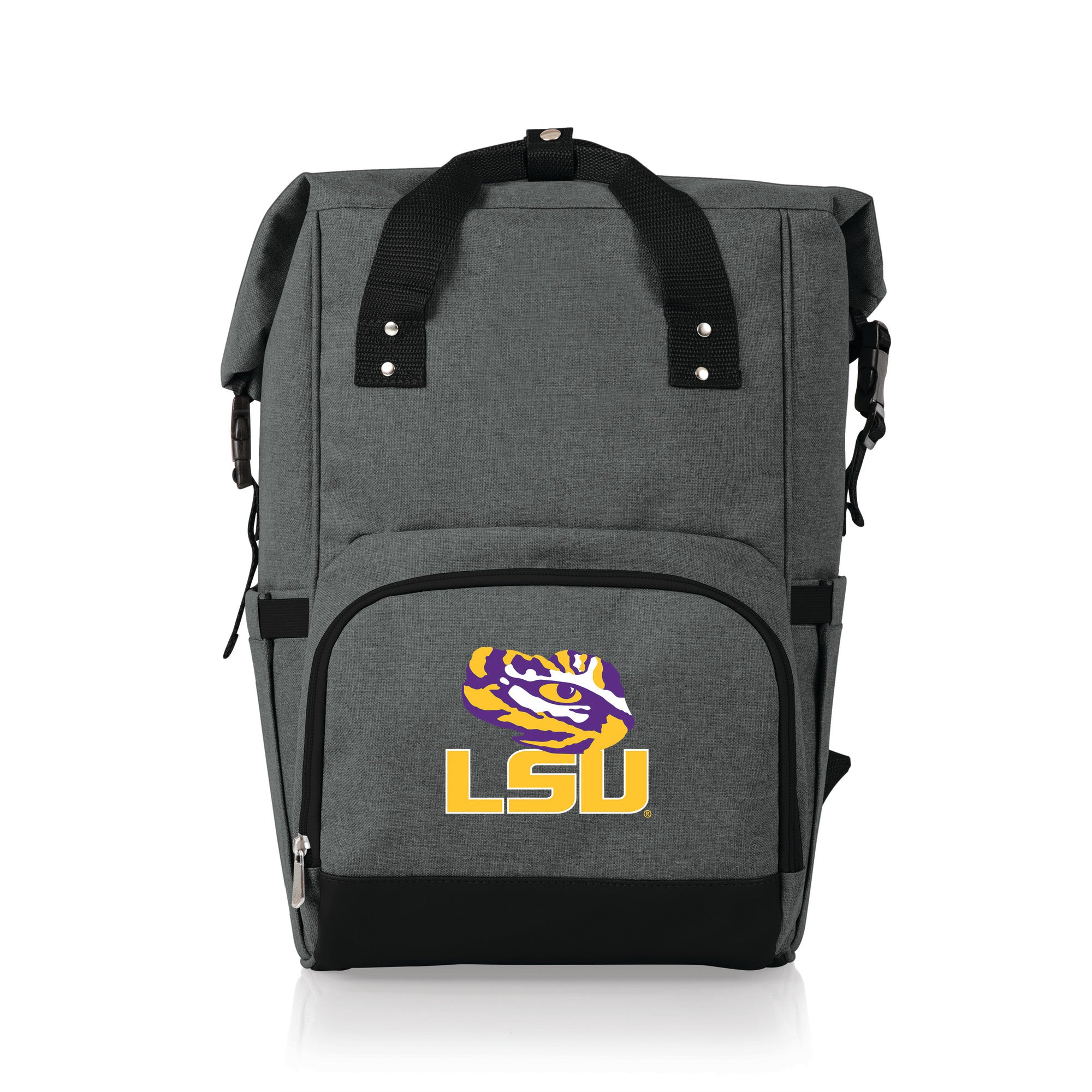 LSU Tigers - On The Go Roll-Top Backpack Cooler