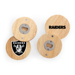 Las Vegas Raiders - Coasters with Bottle Openers Set of 4