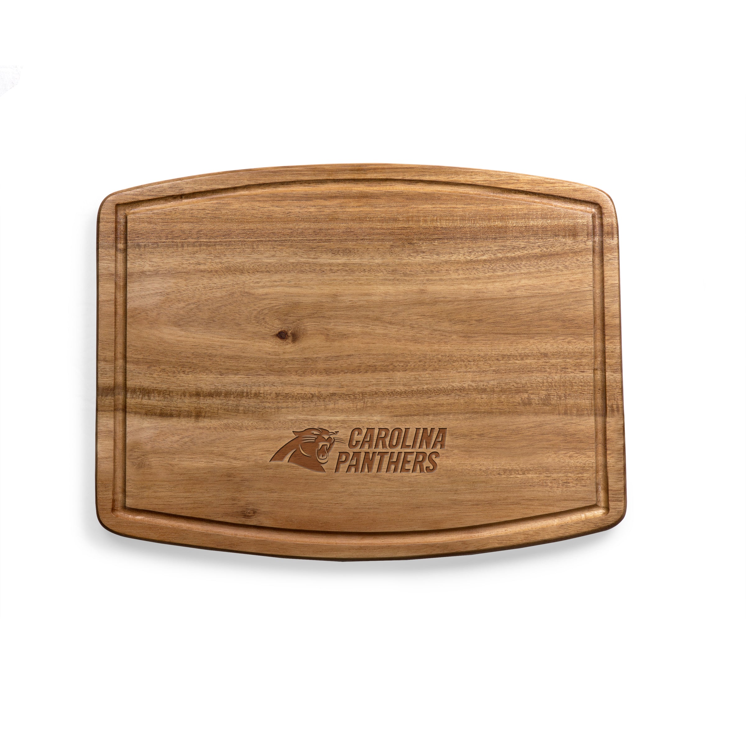 Carolina Panthers - Ovale Acacia Cutting Board