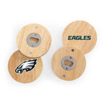 Philadelphia Eagles - Coasters with Bottle Openers Set of 4
