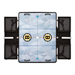 Boston Bruins Hockey Rink - Picnic Table Portable Folding Table with Seats