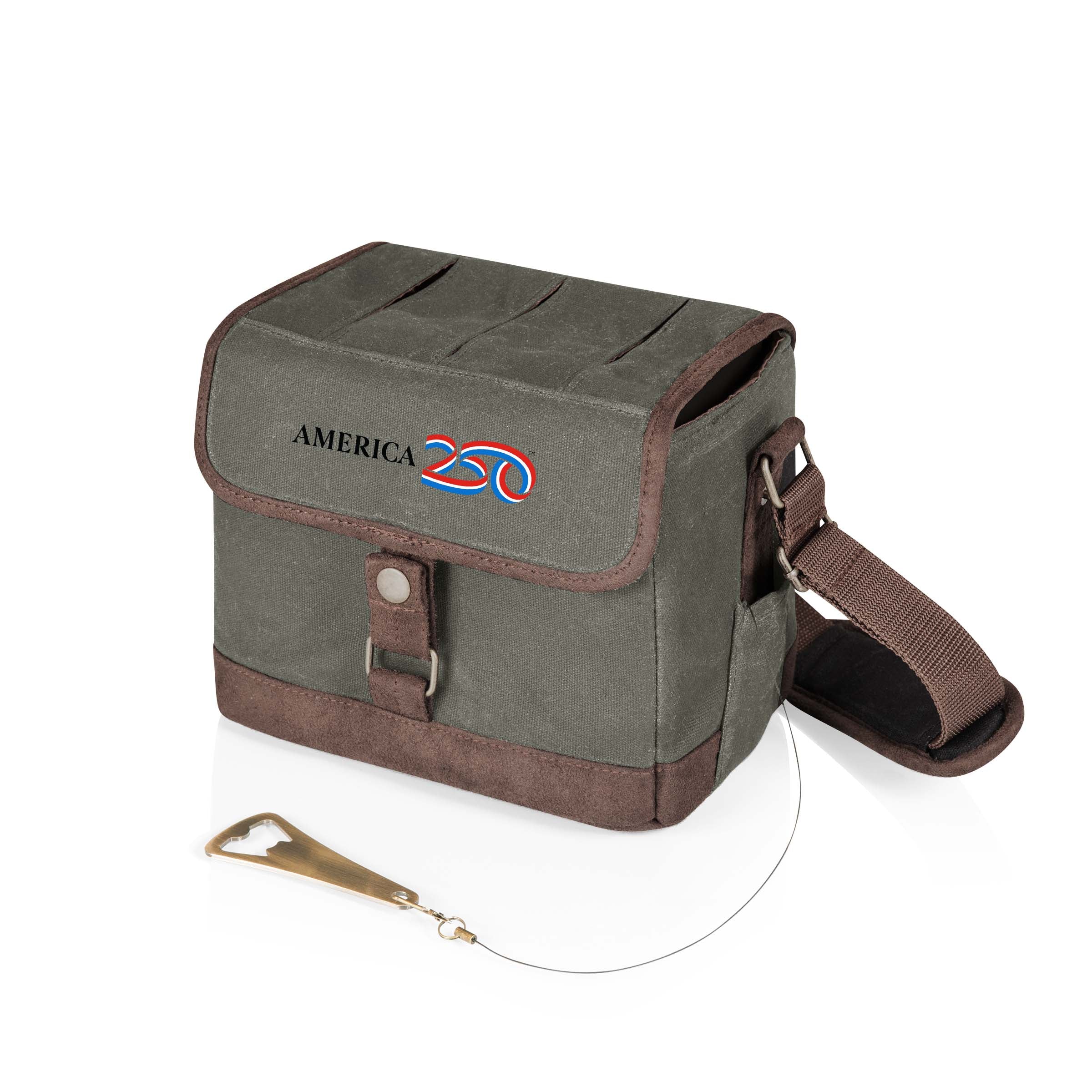 America250 - Beer Caddy Cooler Tote with Opener