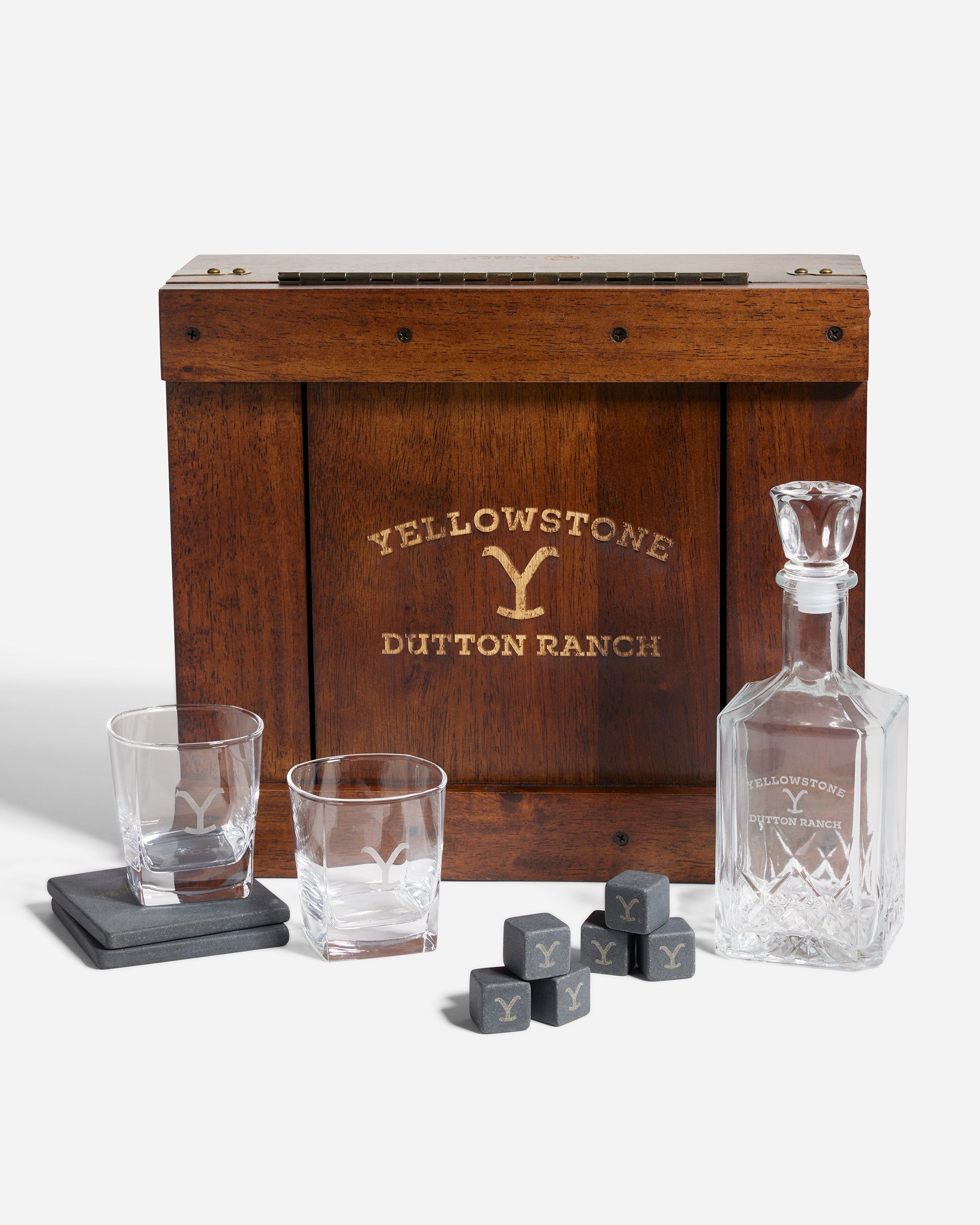 Dutton Ranch Whiskey Box Gift Set With Decanter