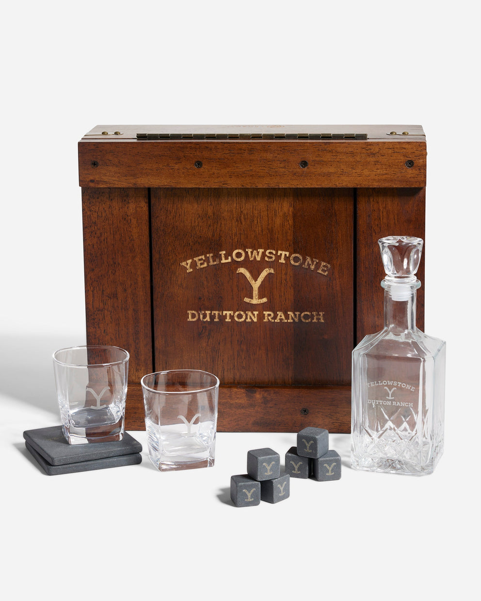 Dutton Ranch Whiskey Box Gift Set With Decanter