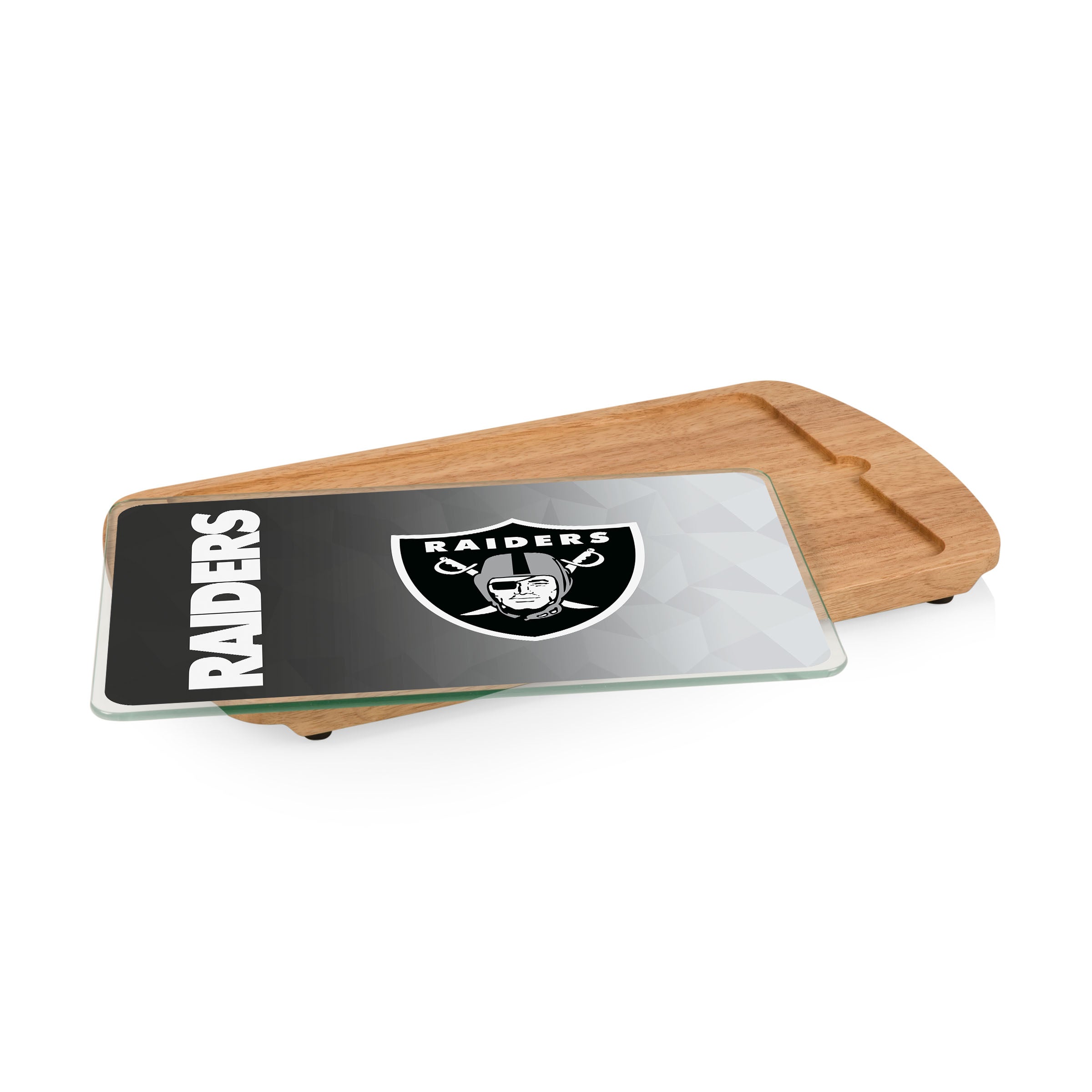 Las Vegas Raiders - Billboard Glass Top Serving Tray