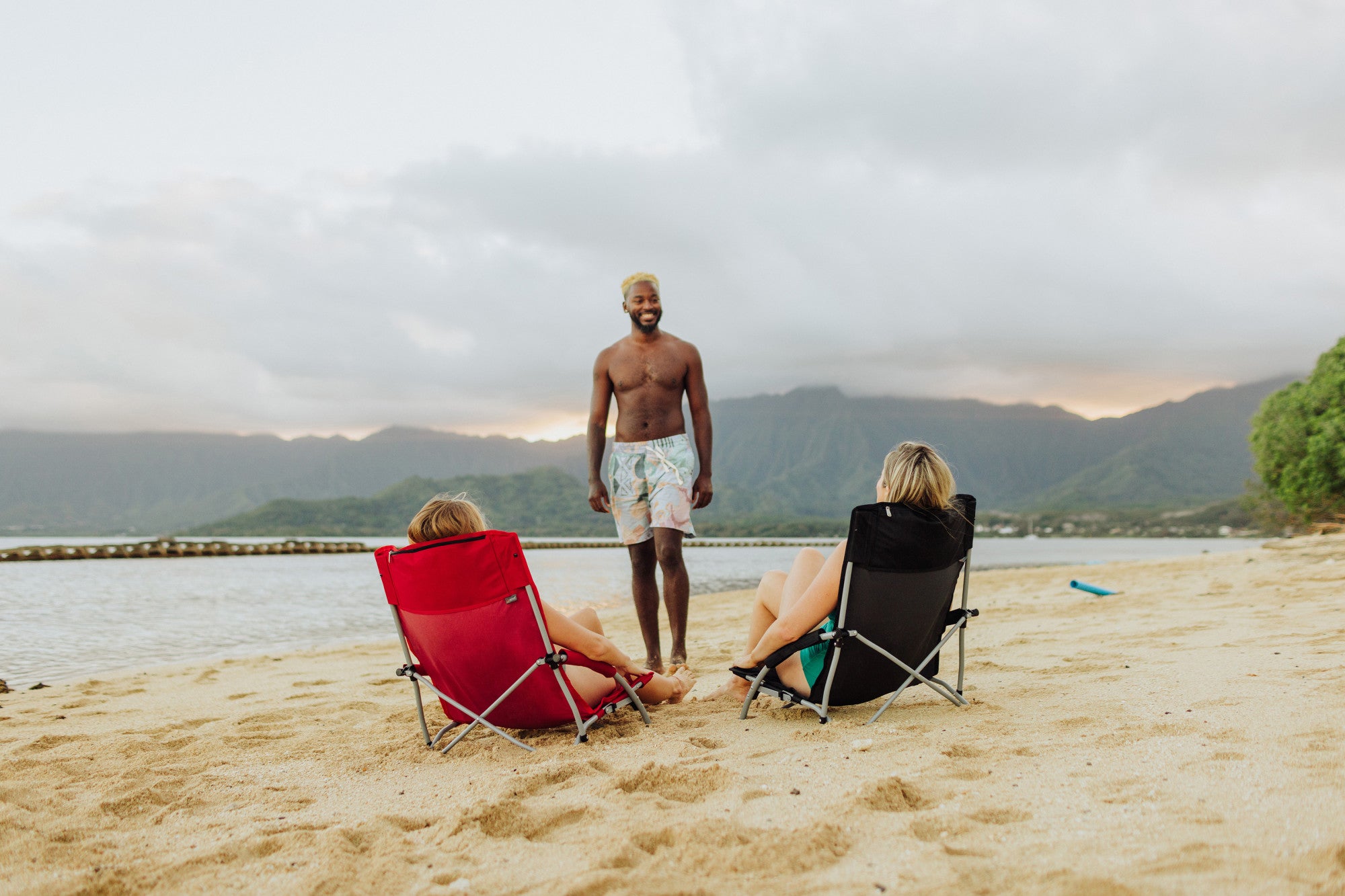 Stanford Cardinal - Tranquility Beach Chair with Carry Bag