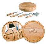 Kansas City Chiefs - Circo Cheese Cutting Board & Tools Set