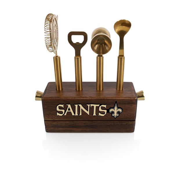 New Orleans Saints - Sidecar 5-Piece Bar Tool Set