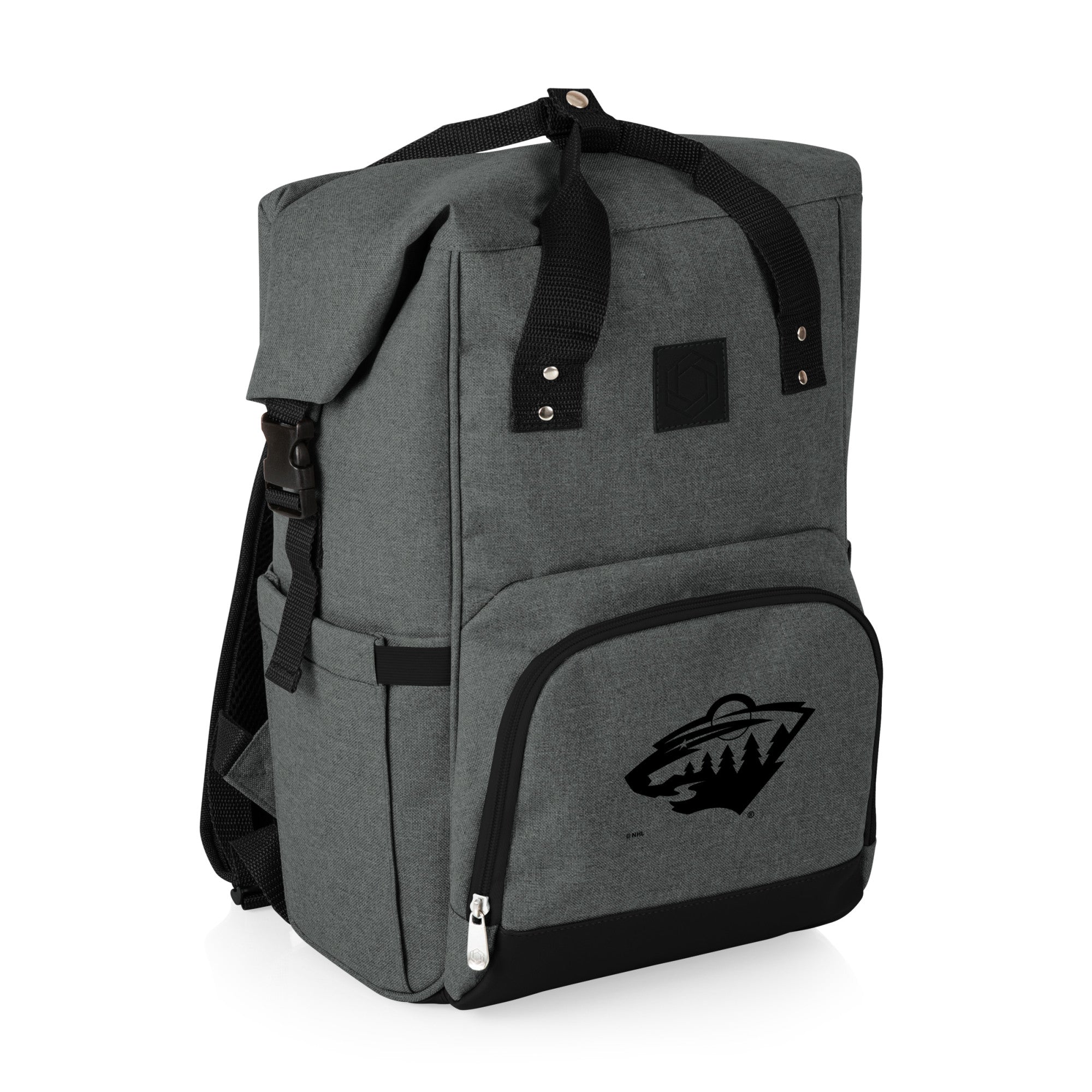 Minnesota Wild - On The Go Roll-Top Backpack Cooler