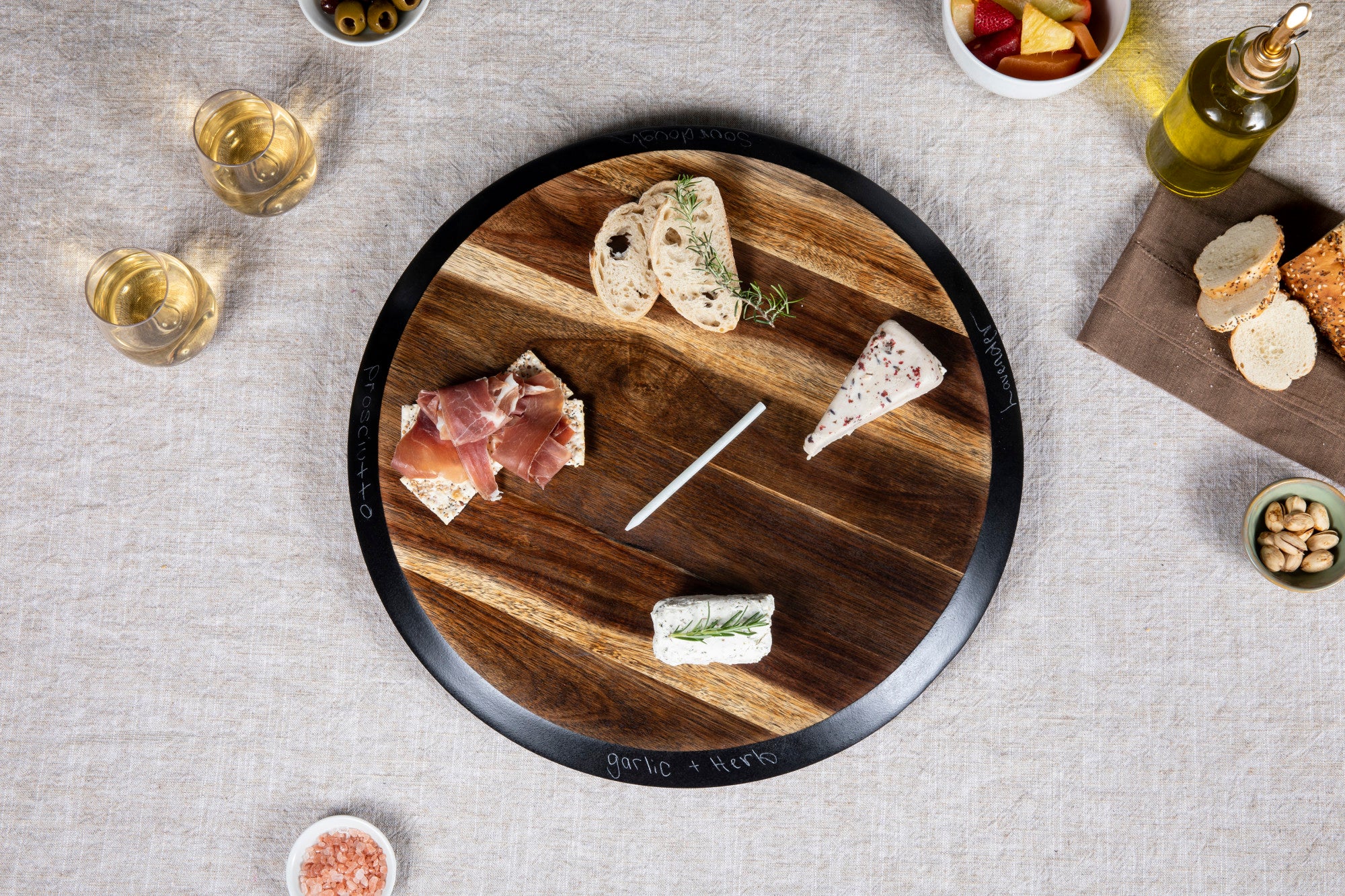 Wingate University Bulldogs - Lazy Susan Serving Tray
