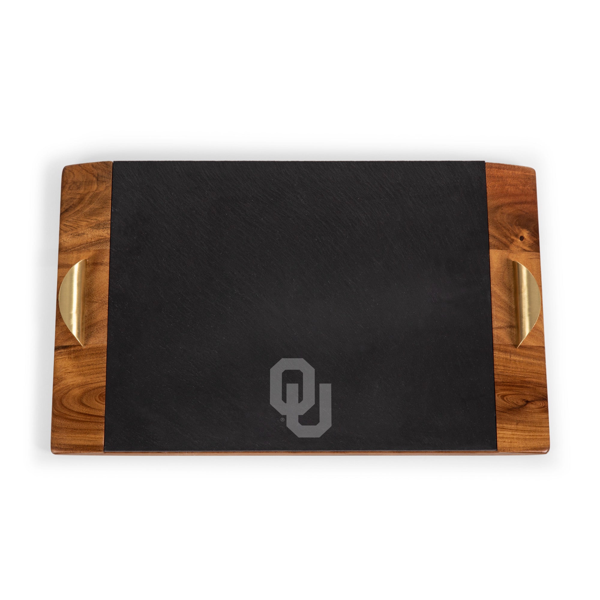 Oklahoma Sooners - Covina Acacia and Slate Serving Tray