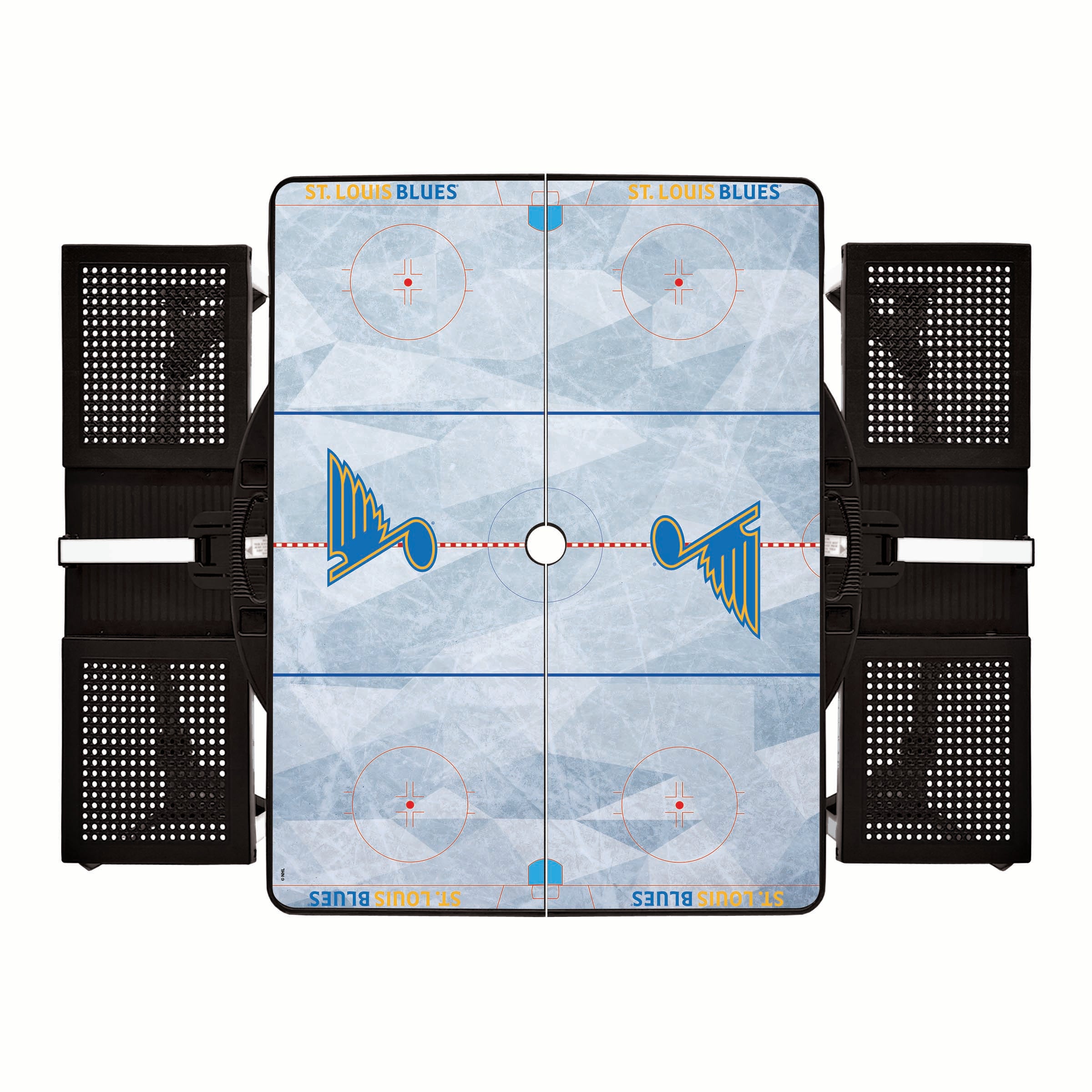 St Louis Blues - Picnic Table Portable Folding Table with Seats