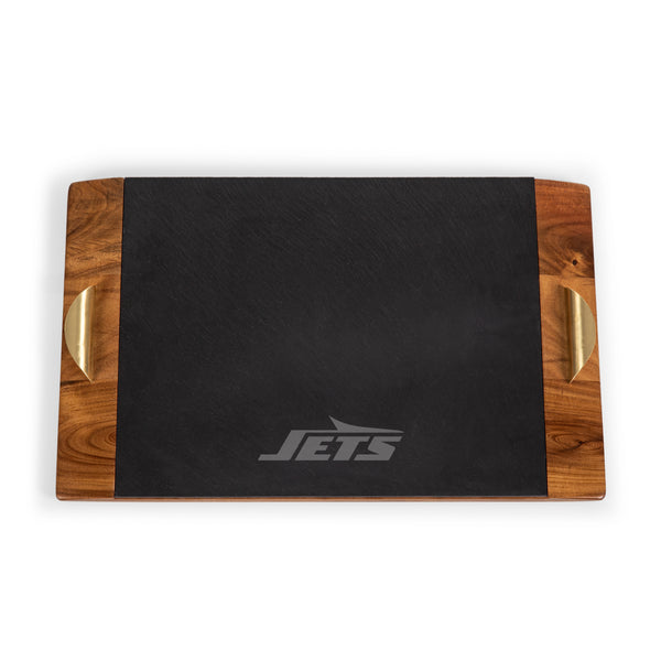 New York Jets - Covina Acacia and Slate Serving Tray