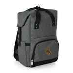 Wyoming Cowboys - On The Go Roll-Top Backpack Cooler