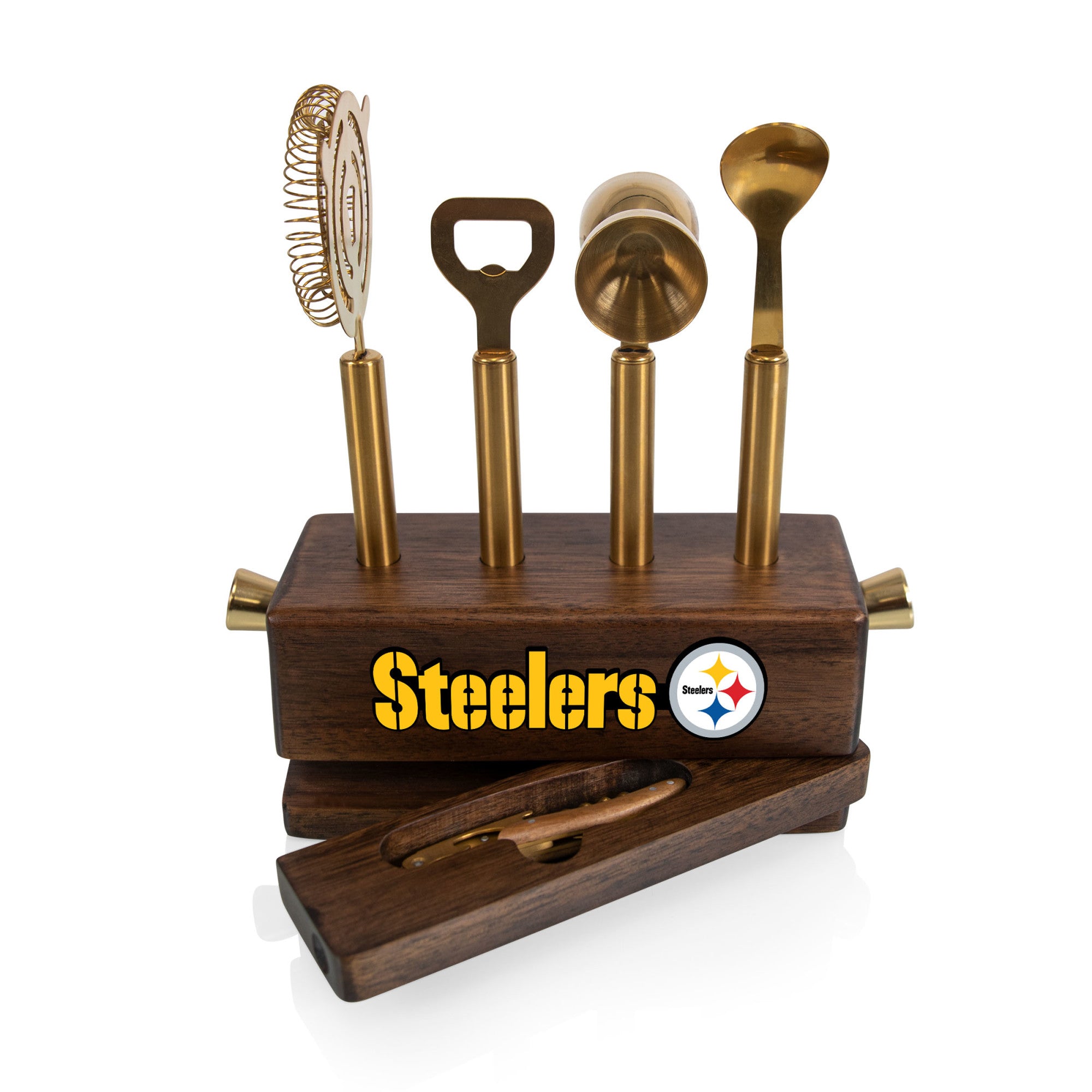 Pittsburgh Steelers - Sidecar 5-Piece Bar Tool Set