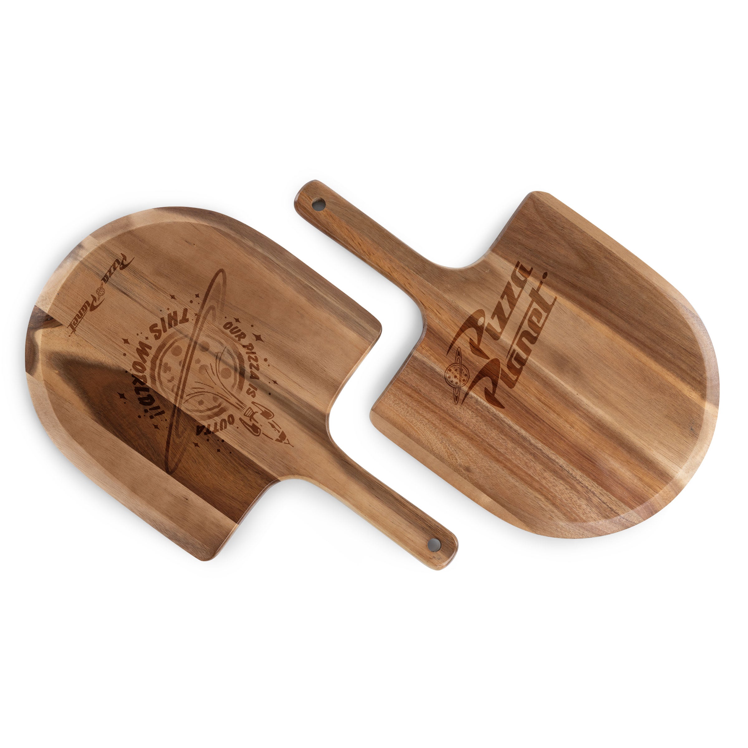 Toy Story - Acacia Personal Pizza Peel Serving Board Paddle Set of 2