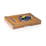 Los Angeles Rams - Concerto Glass Top Cheese Cutting Board & Tools Set