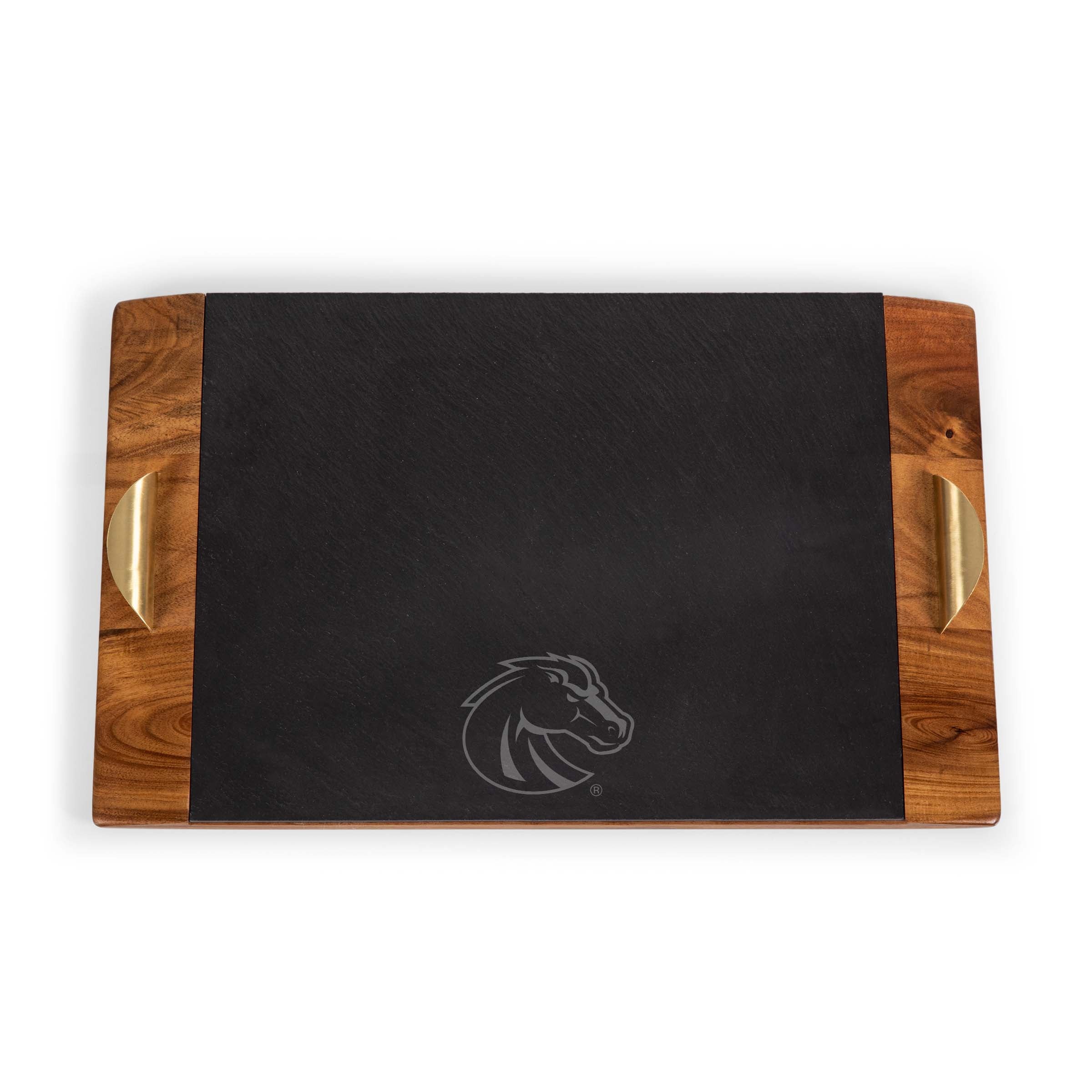 Boise State Broncos - Covina Acacia and Slate Serving Tray