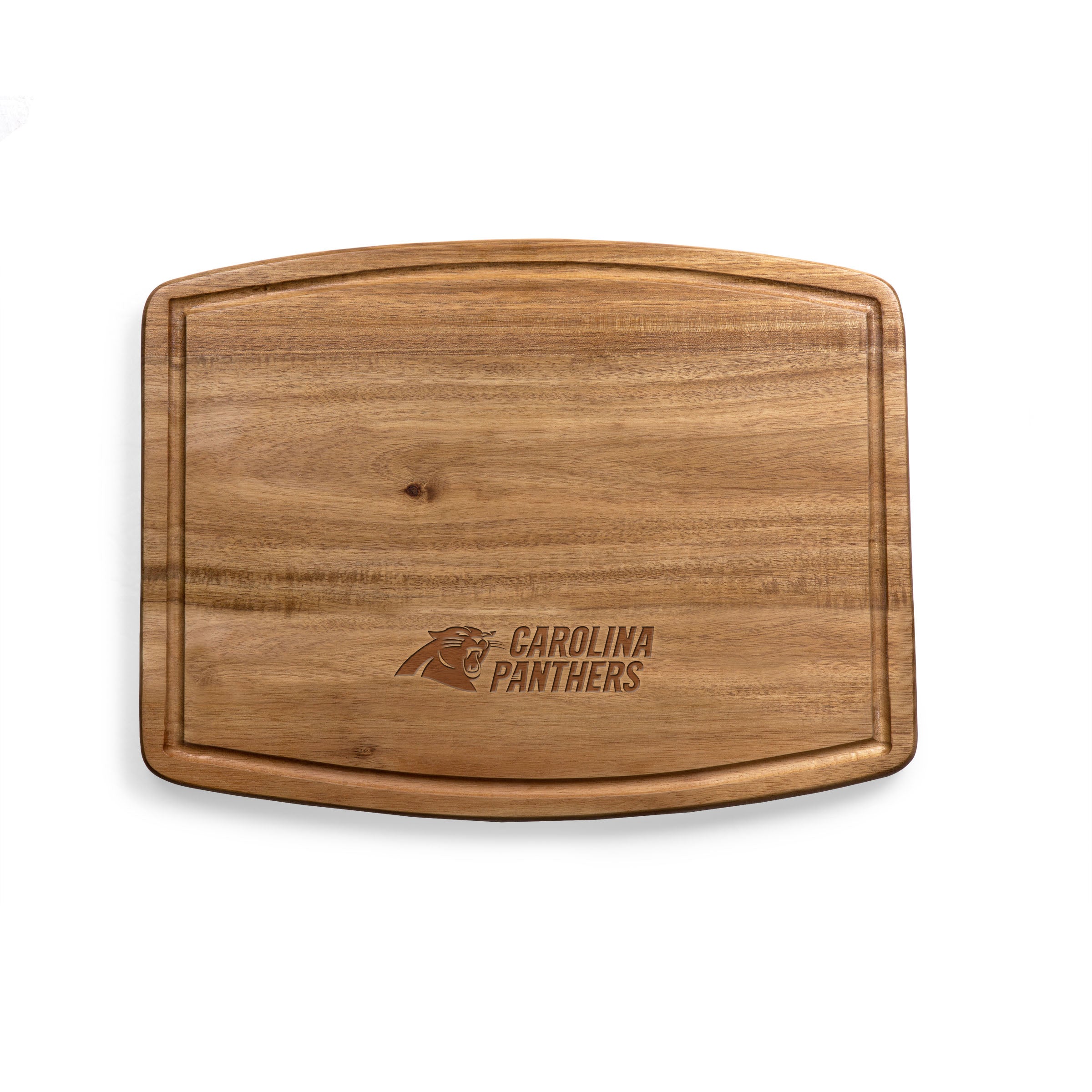 Carolina Panthers - Ovale Acacia Cutting Board