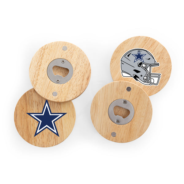Dallas Cowboys - Coasters with Bottle Openers Set of 4