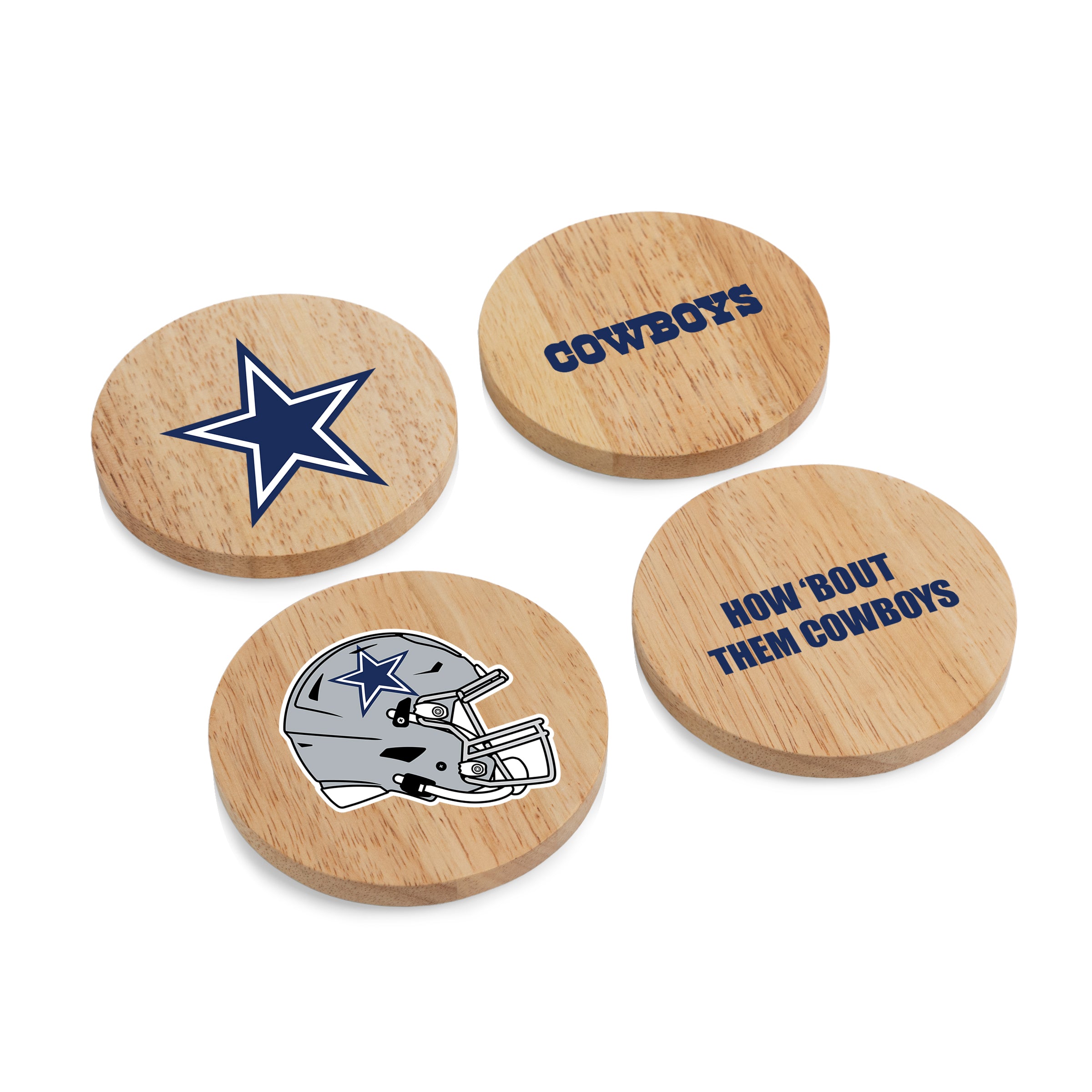 Dallas Cowboys - Coasters with Bottle Openers Set of 4