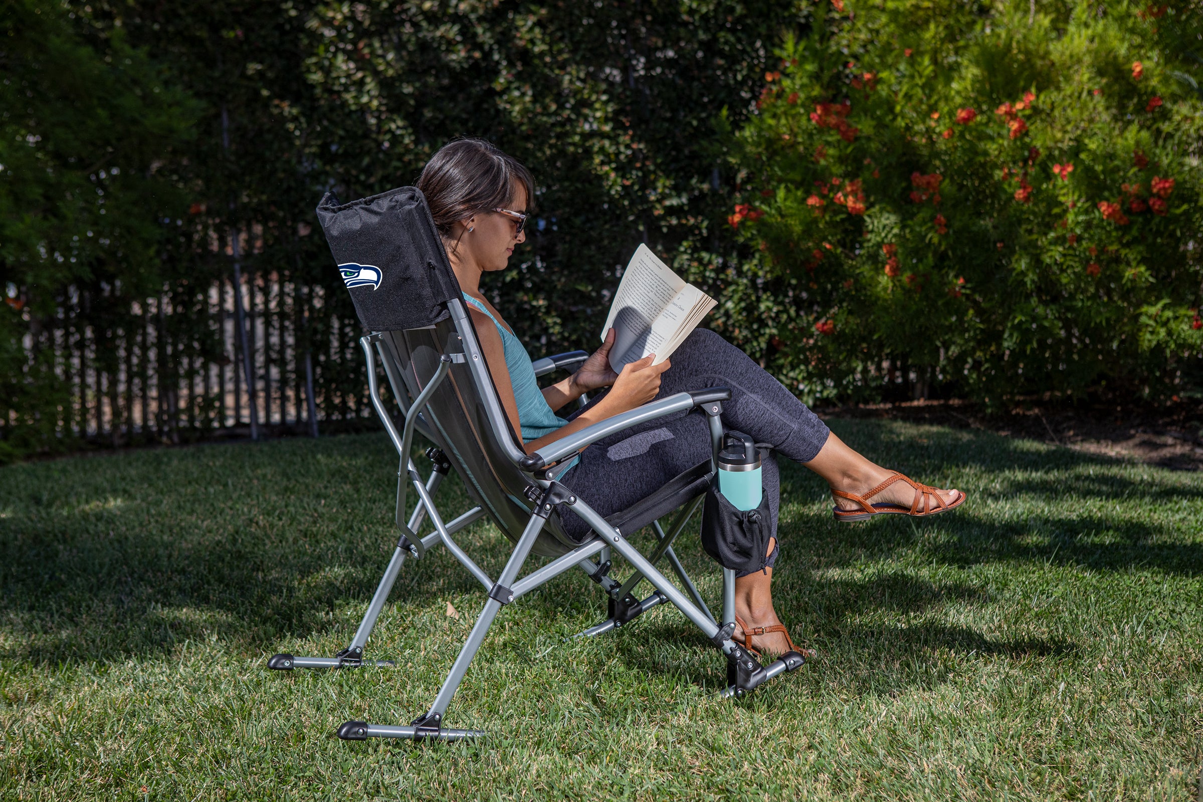Seattle Seahawks - Outdoor Rocking Camp Chair
