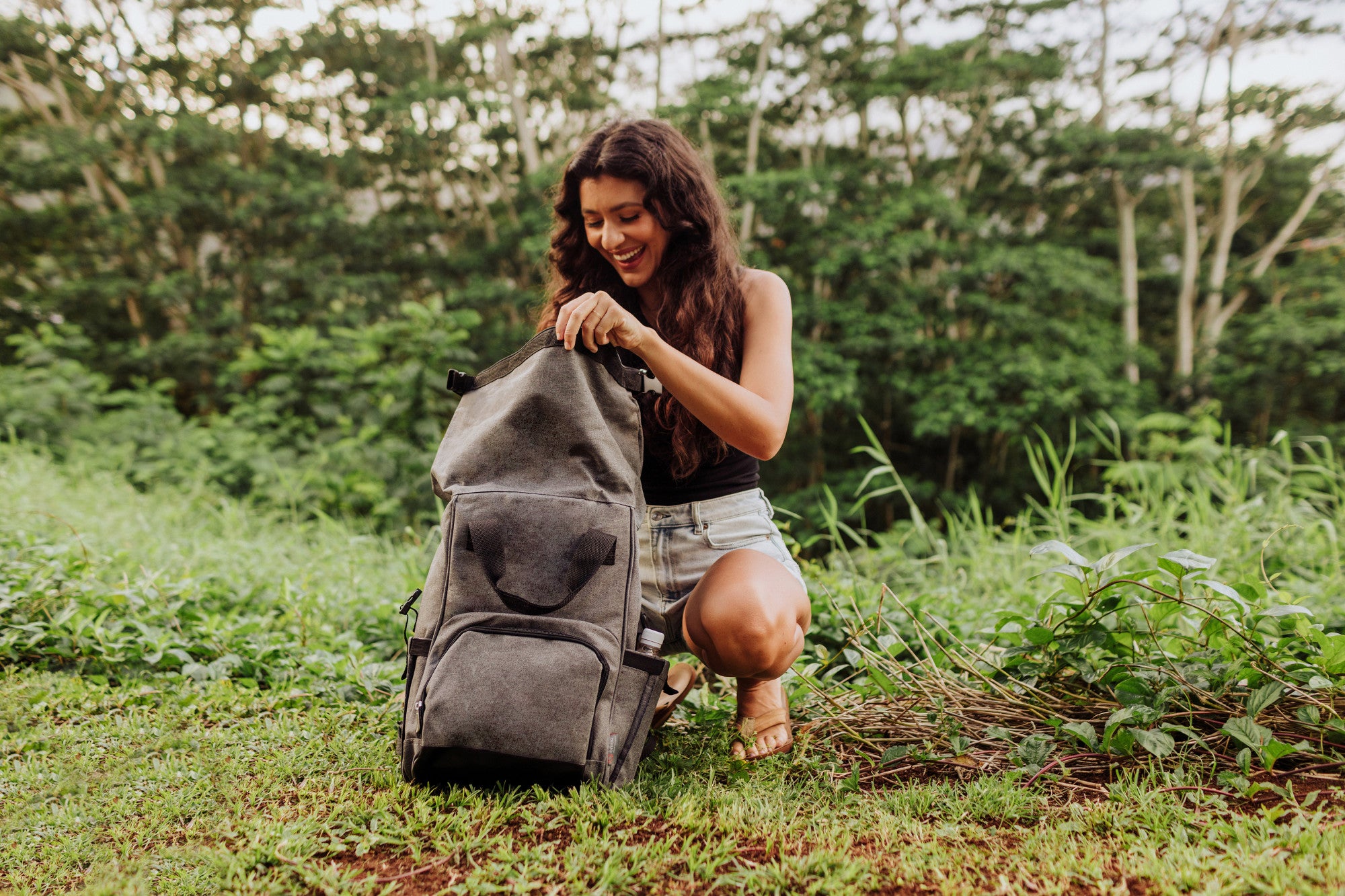 Detroit Lions - On The Go Roll-Top Backpack Cooler