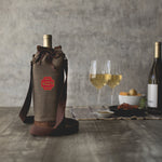 Waxed Canvas Wine Tote