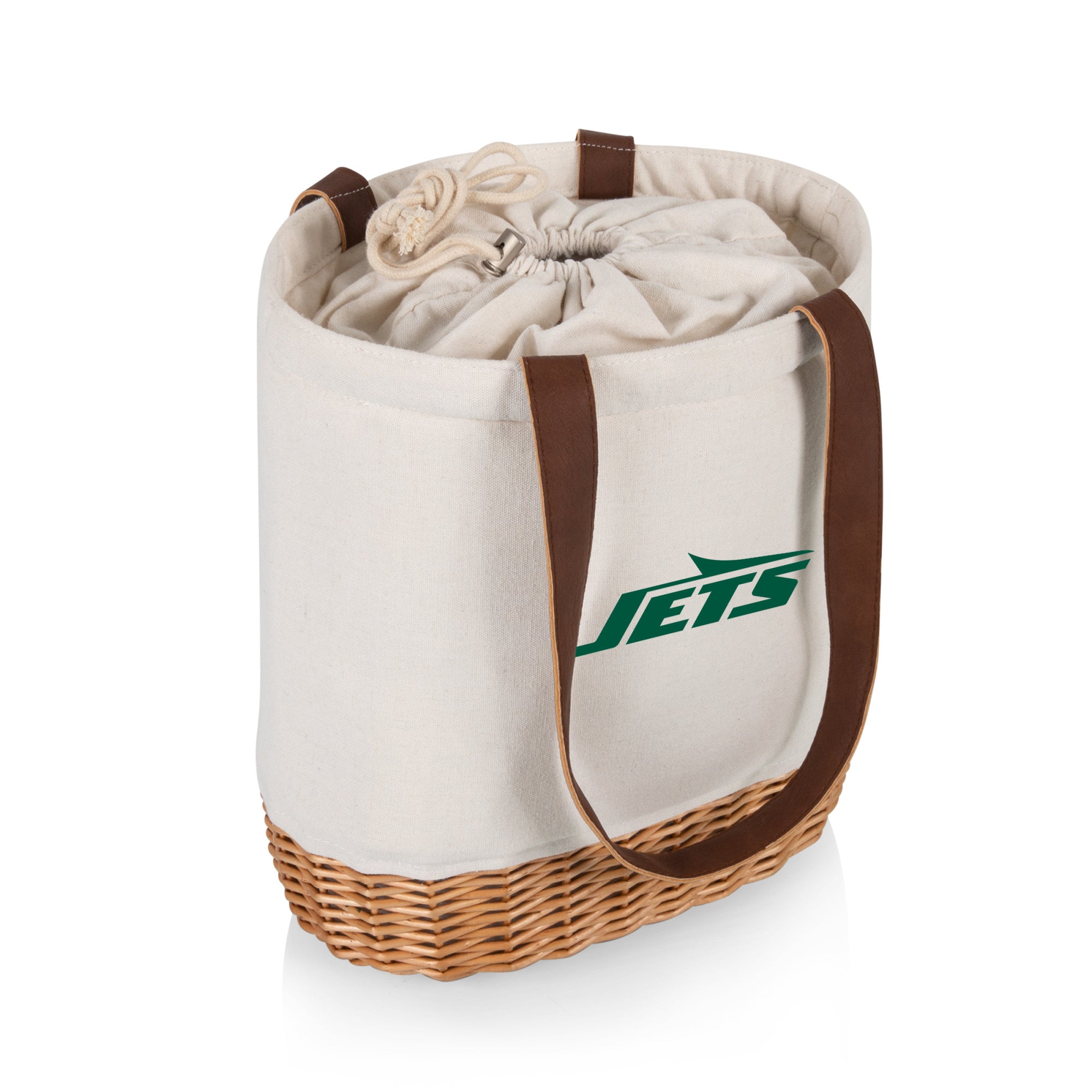 New York Jets - Pico Willow and Canvas Lunch Basket