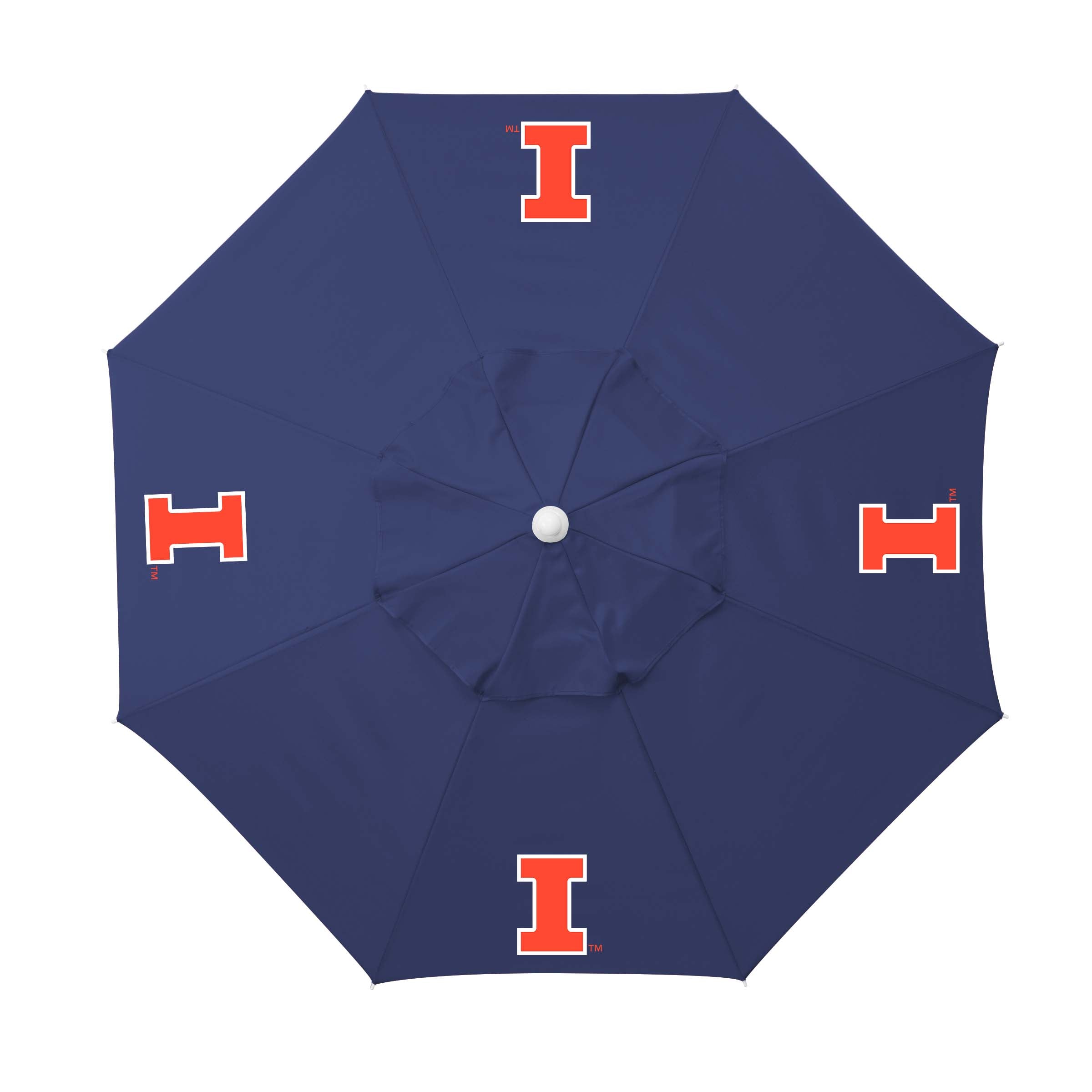Illinois Fighting Illini - 5.5 Ft. Portable Beach Umbrella
