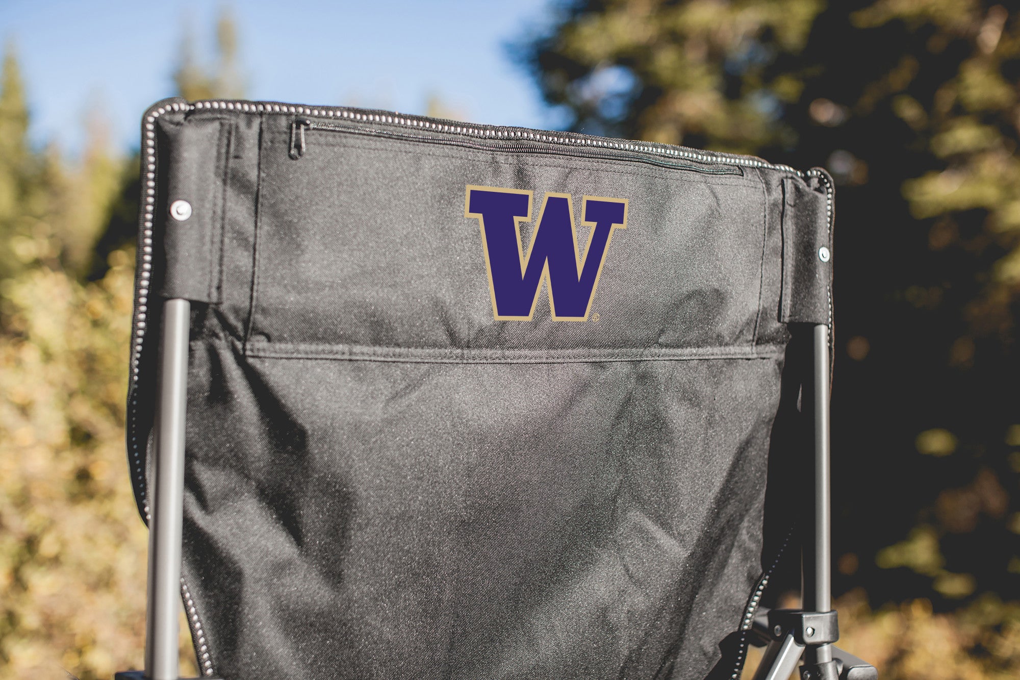 Washington Huskies - Big Bear XXL Camping Chair with Cooler