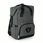 Las Vegas Raiders - On The Go Roll-Top Backpack Cooler