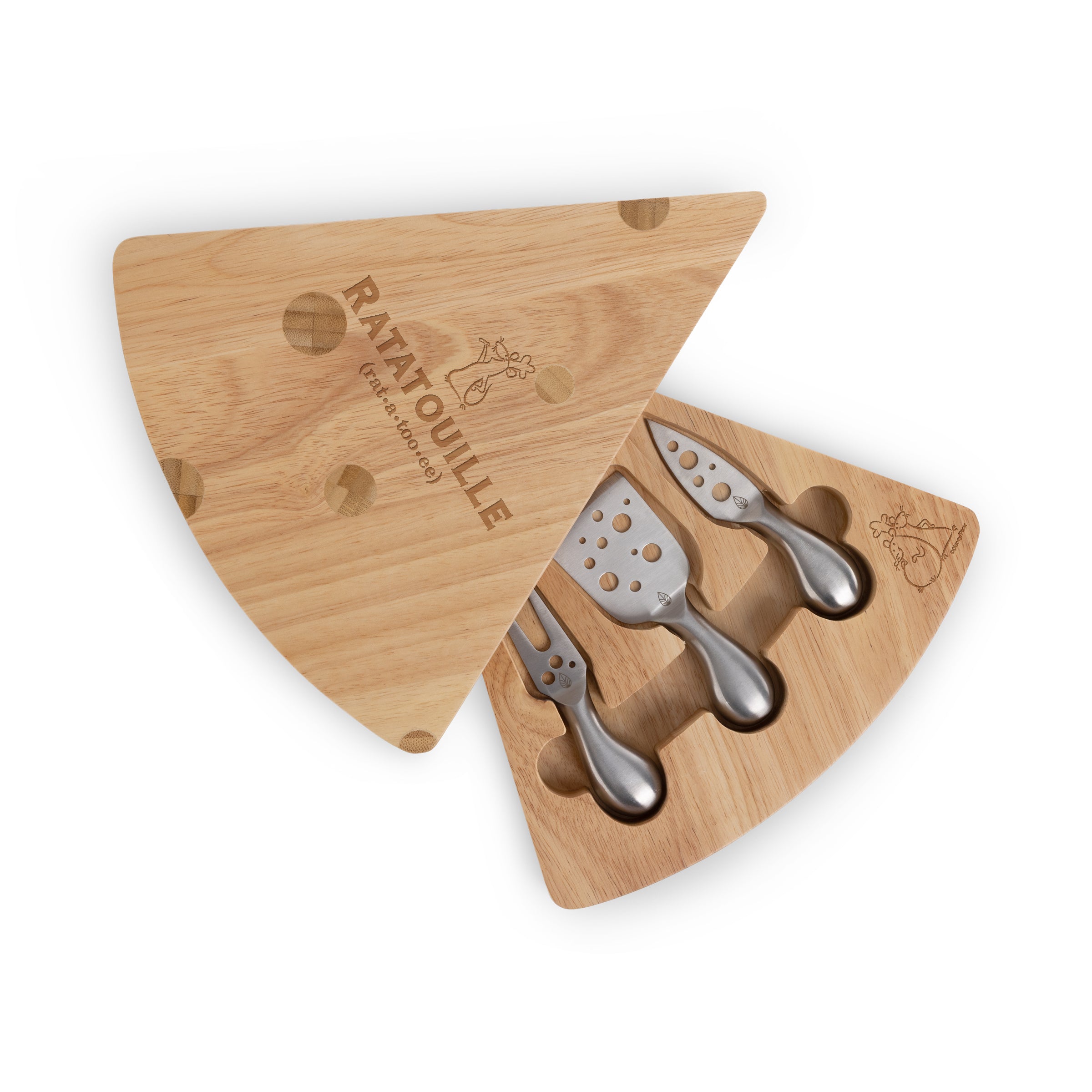 Ratatouille - Swiss Cheese Cutting Board & Tools Set