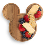 Mickey Mouse - Mickey Mouse Head Shaped Acacia Cheese Board with Tools