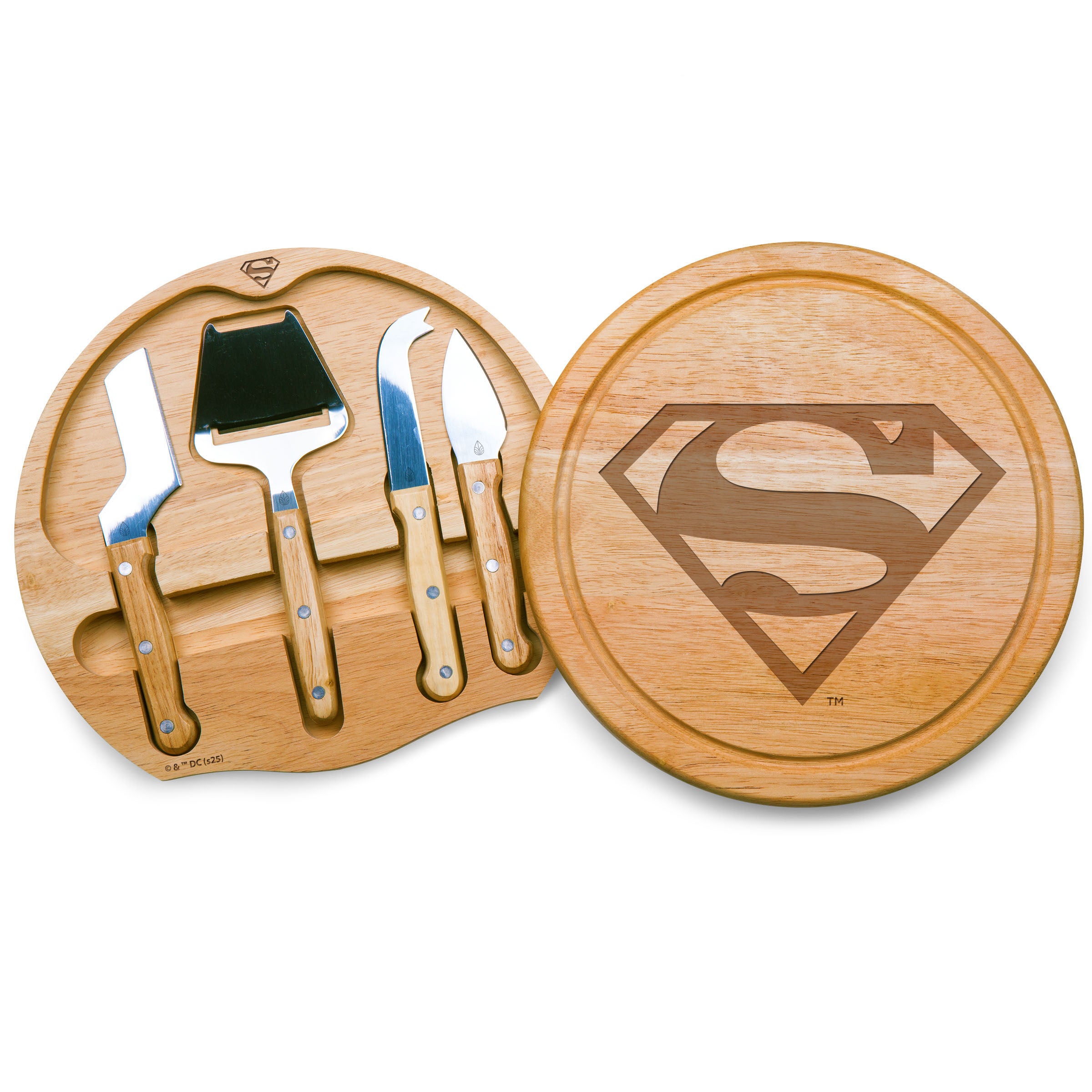 Superman - Circo Cheese Cutting Board & Tools Set