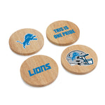 Detroit Lions - Coasters with Bottle Openers Set of 4
