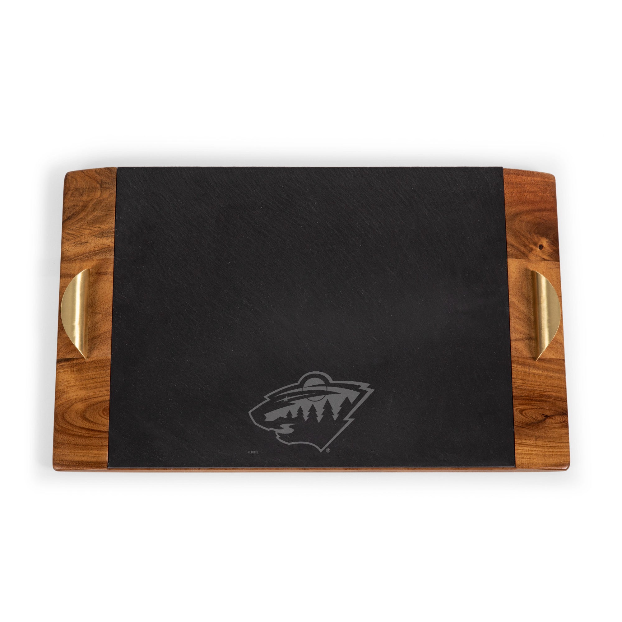 Minnesota Wild - Covina Acacia and Slate Serving Tray