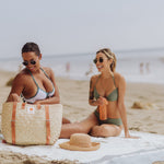 Hermosa Woven Beach Cooler Bag