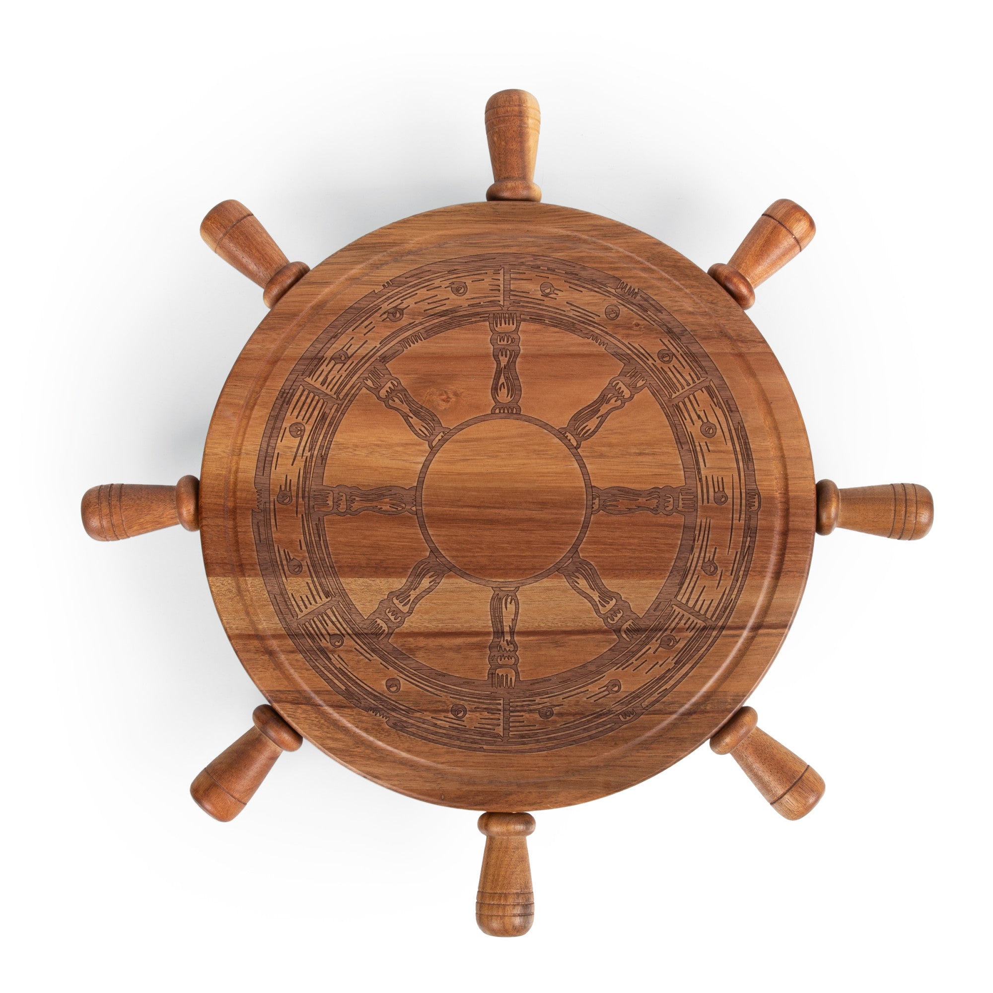 Helmsman Lazy Susan Cheese Board with Tool Set