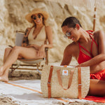 Hermosa Woven Beach Cooler Bag