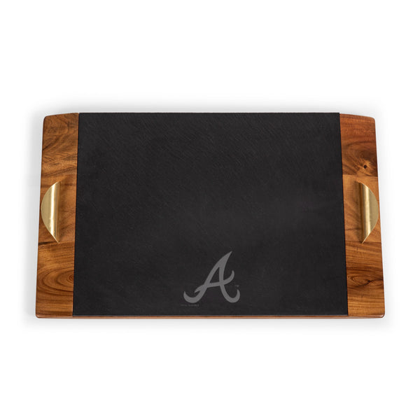 Atlanta Braves - Covina Acacia and Slate Serving Tray