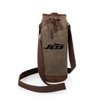 New York Jets - Waxed Canvas Wine Tote